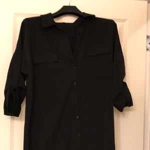 Black Shirt Dress